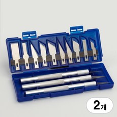 아트 나이프 칼날 예각 금속 조각 펜 스타일 아트 씰 절단 수동 종이 절단 미끄럼 방지 DIY 정밀 수리 도구 13p, 2개