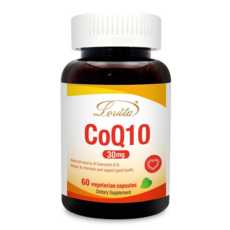Lovita愛維他 輔酵素Q10膠囊 (60顆/瓶) - 素食配方，提升活力，促進新陳代謝, 1個, 60顆