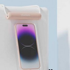 핸드폰 방수 케이스 핑크 바캉스비치룩 휴대폰방수팩 방수팩가방 핸드폰방수팩, 1개, 상세페이지 참조
