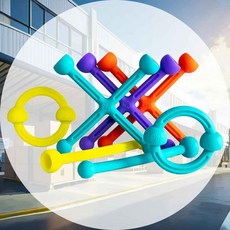 실리콘 블록 플립키트 조립블럭 지능개발 유치원교구 집콕놀이 방학선물 창의활동