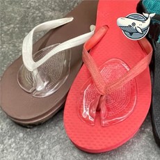 실리콘 발가락 앞꿈치형 쿠션 쪼리 발 보호 샌들 패드 끈