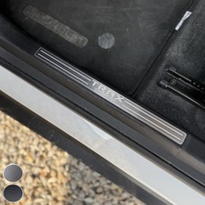 [모터스파이] 쉐보레 호환 트랙스 크로스오버 도어 스커프 스텝 알루미늄 커버 몰딩, A타입1열(실버)