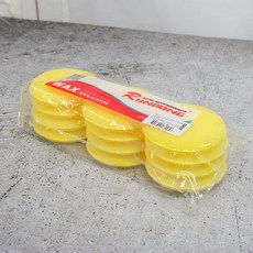 에이비엠코리아 왁싱 스펀지패드 12p, 1세트, Yellow