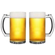 블리스 머그타입 맥주잔 하이볼잔 500 600ml 생맥주잔 2P, 1세트