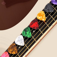 모얼몰 쥬얼리패턴 기타피크 셀룰로이드피크