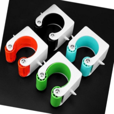 가정용자전거거치대 자전거 벽거치대 클립형 자전거거치대 공간활용 클립, 거치대(대형)오렌지