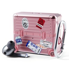 미아크 갤럭시 버즈 캐리어 케이스, 갤럭시 버즈 3 / 3 Pro / 3 FE, 로즈핑크, 1개