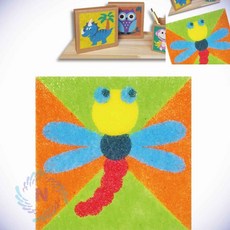 데코샌드 액자만들기 잠자리 미술재료 미술만들기