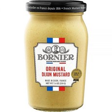 BORNIER 오리지널 디종 머스타드 209.8g(7.4온스), 1, 210g