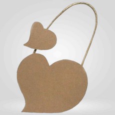 LETEO-유니아트 2000 꾸미기재료 엄마와만들기 쌍하트 유니아트