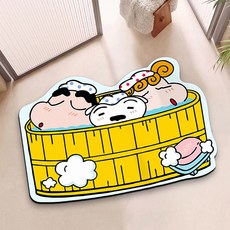 욕실 규조토 발매트 40x60 대형 캐릭터 규조토매트 욕실발매트, 짱구-2, 1개