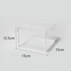 亞克力鮮花盒DIY情人節禮盒高檔透明插花盒教師節禮物, 1個, 9孔空盒（不含插花片）