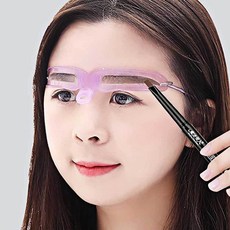 눈썹 가이드 스타일 자연, 1개, 눈썹가이드8종
