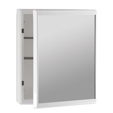 華冠防蝕防水浴室鏡櫃HM415，防潮化妝鏡，多功能置物鏡櫃, 白色