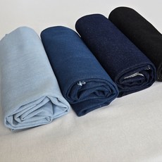 10수 데님 청 (4컬러) 사계절 사용 대폭 무지 원단 / 의류 및 홈패션, 1개, 연청