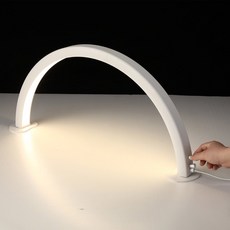 네일아트조명 반원형 램프 탁상 반달조명