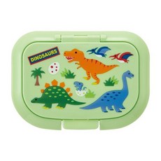 Skater Tom and Jerry 濕紙巾蓋 環保重複使用, 1個, 綠恐龍 / 0240