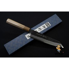 和欣行 醉心 Suisin 別誂 富樫憲治 白二鋼 黑打 切付牛刀, 210mm, 1個