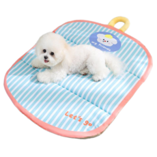 망고펫 사계절 방수 애견 쿨매트, 스트라이프, 1개