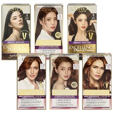 로레알파리 엑셀랑스 듀오크림 나눠쓰는 새치염색 염모제, 3 블랙브라운, 1개