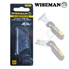 유틸리티 나이프 다용도 스크랩퍼 WJ-605FR 전용 칼날 10PCS 코메론타입, 1개