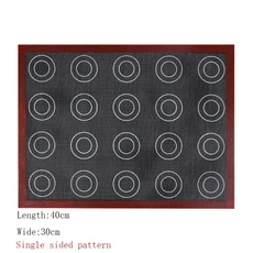 실리콘 속이 빈 베이킹매트 붙지 않는 오븐 메쉬 패드 통기성 유리 내열성 Bakeware