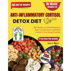 (英文圖書)Anti Inflammatory Cortisol Detox Diet: 200+ Recipes to Calm Inflammation Reset... 平裝版, Independently Published, 英文