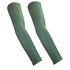 IM Sports Skin Guards 스킨 프로텍션 풀 암 슬리브 + 미국산 - 한 쌍 올리브 그린., Medium-Large, 올리브 그린