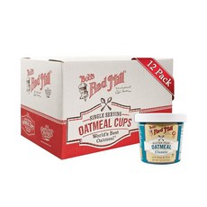 Bobs Red Mill 클래식 오트밀 컵 51.3g(1.8온스) - 케이스 당 12개., 1개