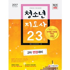 청소년지도사 2급 3급 2차 면접대비(2017):2008년~2016년 최신 면접 기출문제 모음, 시대고시기획