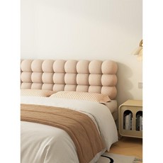 등받이쿠션 침대 옆 소프트 백 등받이 쿠션 허리쿠션 등쿠션 인테리어쿠션, C. 테디서클-밀크커피컬러