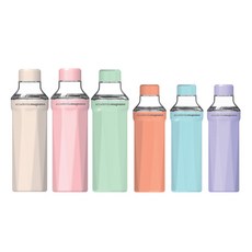 이태리 am 보온 파스텔 트라이탄 통스텐 텀블러 보온병 보냉 보온 차량용 차우림, 오렌지, 440ml, 1개