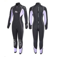 游龍潛水 AROPEC 5mm 超彈性半乾式 長袖長褲 連身防寒衣 (女款)