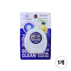 아이이엔케이 파이토메이드 HENK 딥클린 마이크로 쿨민트 슈퍼플로스 왁스 치실, 50cm, 6개입, 1개