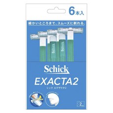 쉬크 이그젝터 2 일회용면도기, 1개, 6개입