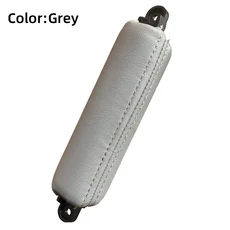 1PC 전면 내부 도어 핸들 가죽 VW 투아렉 7L mk1 2002 2010 7L6867161B, 02 Grey