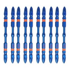 Wrikri K5 재질 고경도 양용 십자 비트, 100mm, 10개