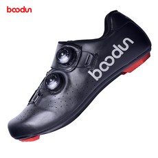Boodun 公路騎行鞋 鎖鞋 輕量透氣 尼龍材質, 黑色公路, 44