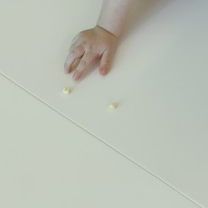 꼬망세 매트 4cm 유아 매트, 올크림