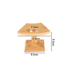 竹製壽司手捲架 - 多孔日韓料理盛器 圓筒紫菜捲木架, 竹質1孔手卷架, 1個