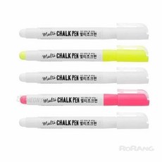 로랑마켓 초크펜 3색 5개입 보드펜 유리펜 유리에쓰는펜