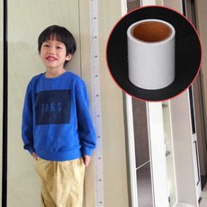 어린이방 벽면부착 키재기자 성장기록용 눈금스티커 화이트 데코용