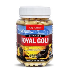 통라이프 로얄골드 비타민E 180캡슐 1병(6개월분)+약케이스 (로얄제리 부원료), 1개, 180정