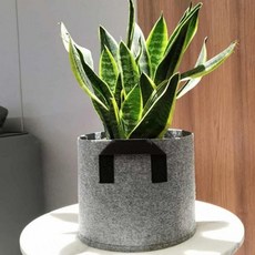 화분 화분 가정용 그레이 부직포 과습 통기성 방지 화분 식물 [1EA 또는 1set 구성], 1개, 단일옵션