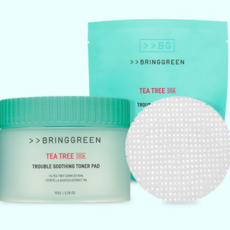 브링그린 티트리 시카 트러블 수딩 토너 패드 리필기획 90매+90매, 2개