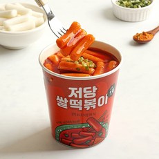 [다신샵] 저당식단 쌀떡볶이 / 실온보관 컵볶이, 118g, 4개