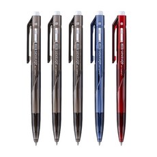 라인플러스 아브락사스 볼펜 흑색 청색 적색 5종 세트, 1세트, 0.7mm