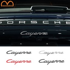 포르쉐 호환 Cayenne 카이엔 엠블럼, 레드, .