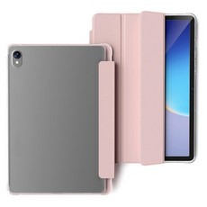 아이두지 갤럭시탭 S6 lite 라이트 펜수납 투명 케이스, 핑크, 1개 핑크, 1개