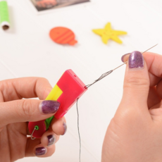 수선 자수 미니 미싱 바늘 실 끼우기 바느질 가이드기